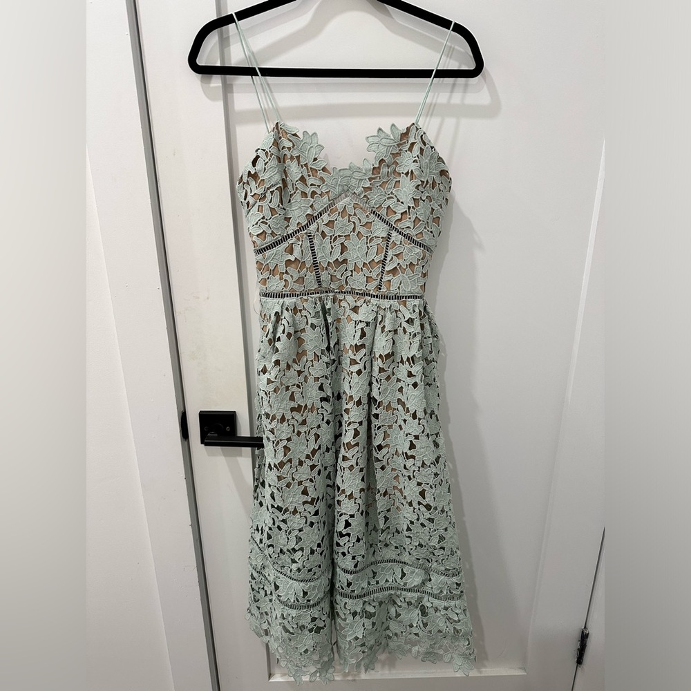 Light Blue Midi Dress